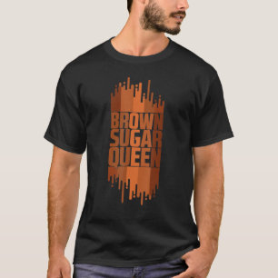 T-shirt Cool Brown Sugar Queen Black African American Hist