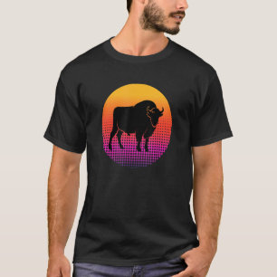 T-shirt Cool Bull Béton Animal Silhouette ferme à
