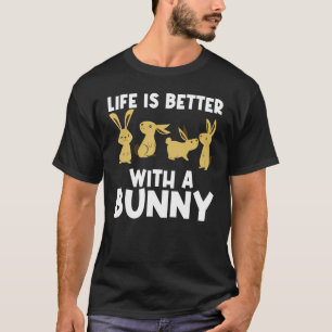T-shirt Cool Bunny Art Pour Hommes Femmes Rabbit Jersey Wo