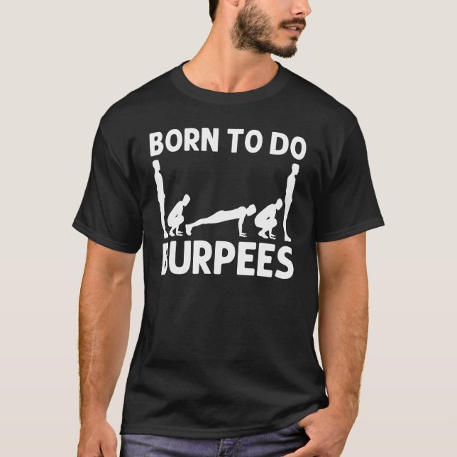 T-shirt Cool Burpee Pour Hommes Femmes Fitness Exercice Sa (Devant)