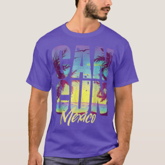 T-shirt Cool Cancun Art Meico Vacances ÉtéHommes Femmes En