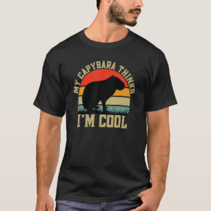 T-shirt Cool Capybara Rodent Géant Pour Capybara