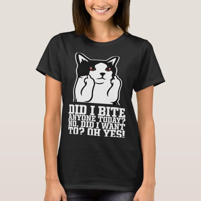 T-shirt Cool Cat  Angrycats (Devant)