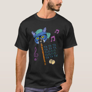 T-shirt Cool Cat Playing Hot Cross Buns   Elem