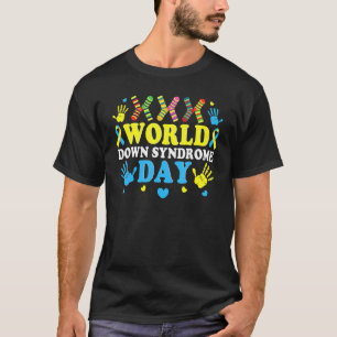 T-shirt Cool Chaussettes World Down Syndrome Support