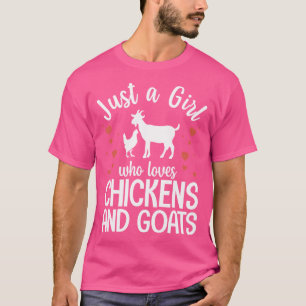 T-shirt Cool Chèvre de poulet Filles de chèvre pygmée Amou