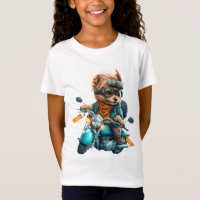 Cool chien biker, mignon Yorkshire terrier chien c