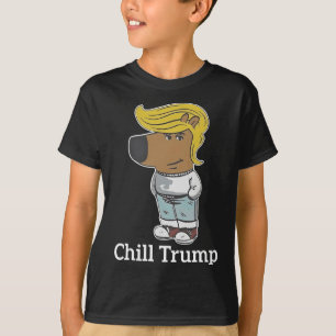 T-shirt Cool Chill Guy Mème Tee - shirts - Trump Chill Guy