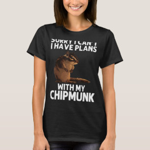 T-shirt Cool Chipmunk Pour Hommes Femme Squirrel Whisperer