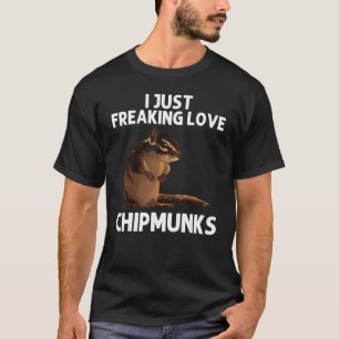 T-shirt Cool Chipmunk Pour Hommes Femme Squirrel Whisperer