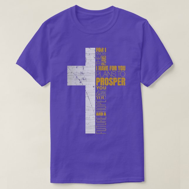T-shirt Cool Christian s Men Jeremiah 2911 (Design devant)