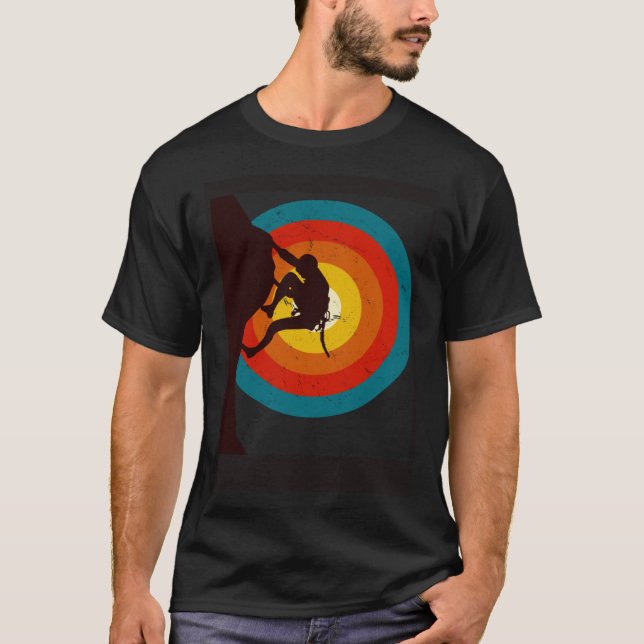 T-shirt Cool climbing  free climbing women men (Devant)