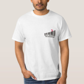 T-shirt Cool Code Barre Conception Meilleur Skieur Sur La