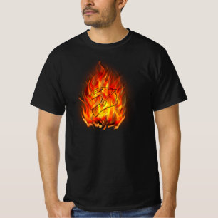 T-shirt Cool coffre-fort Casque moto pour flammes et vélos