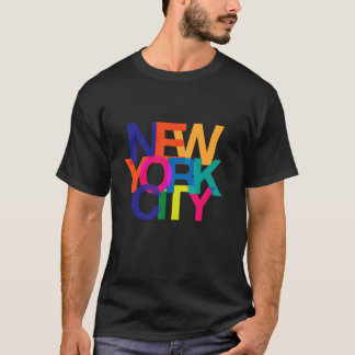 T-shirt Cool coloré New York City Graphic Urban Vibes Co