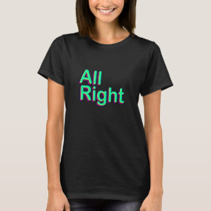 T-shirt Cool Coloré Toutes les bonnes citations Graphique