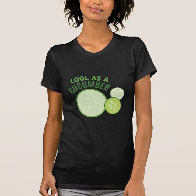 T-shirt Cool comme concombre (Devant)