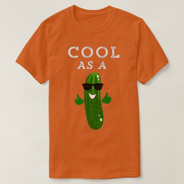T-shirt Cool Comme Concombre Enfants Drôle Mignonne Idiom  (Design devant)