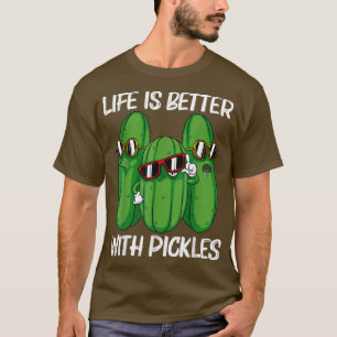 T-shirt Cool Conception De Pickle Pour Hommes Femmes Pickl