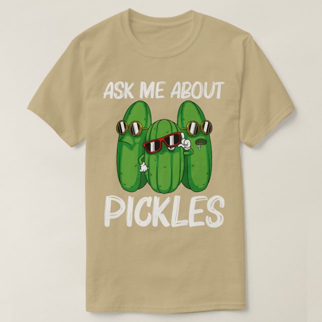 T-shirt Cool Conception De Pickle Pour Hommes Femmes Pickl (Design devant)