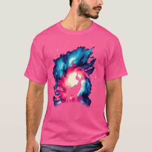 T-shirt Cool Cosmic Kudu Galaxy Graphic Space Art