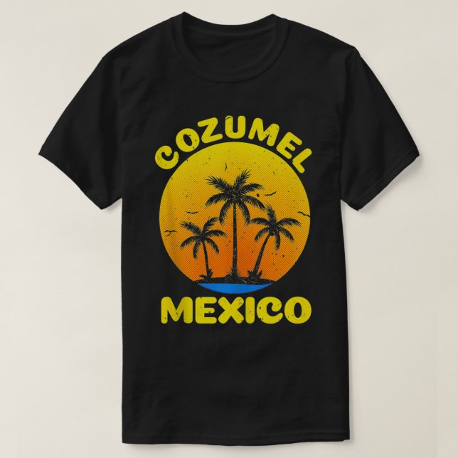 T-shirt Cool Cozumel Design Pour Hommes Femmes Cozumel Mex (Design devant)