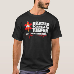 T-shirt Cool Cpr Réanimation Revivement Docteur Life