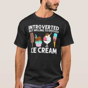 T-shirt Cool Crème Glace Art Pour Hommes Femmes Gelato Con