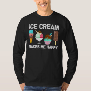 T-shirt Cool Crème Glace Art Pour Hommes Femmes Gelato Con
