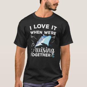 T-shirt Cool Cruise Hommes Femmes Croisière Couple Corresp