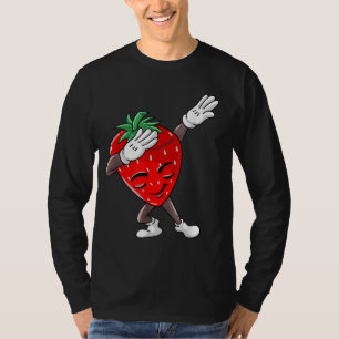 T-shirt Cool Dabbing Fraise Funny Love Dancer Sweet Fr