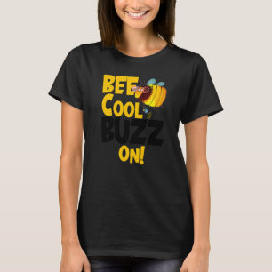 T-shirt Cool D'Abeille & Buzz Sur Abeille Beurante Avec P