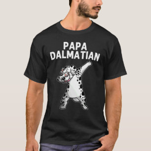 T-shirt Cool Dalmatien Pour Hommes Papa Dalmatiens Hip hop
