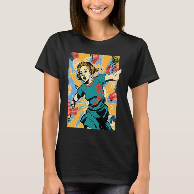 T-shirt Cool Dancing Mom Retro Streetwear Dancer Mom  2 (Devant)