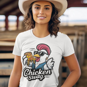T-shirt Cool de choc : Swag de poulet