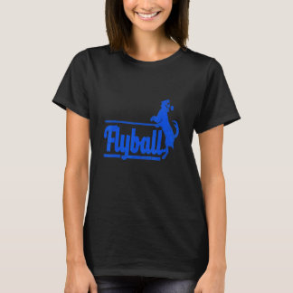 T-shirt Cool de Flyball Retro Dog Designs Présents