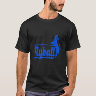 T-shirt Cool de Flyball Retro Dog Designs Présents
