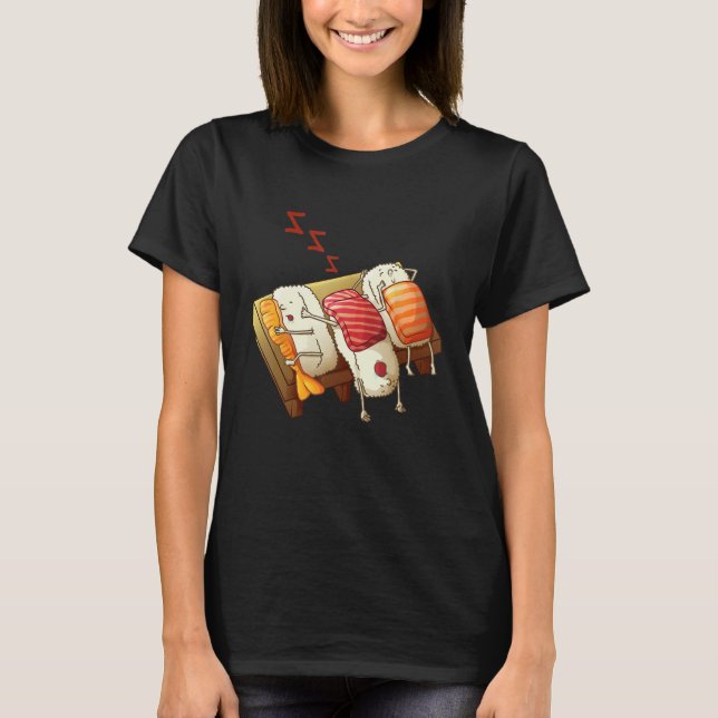 T-shirt Cool de la fête du pyjama pendant le sommeil funes (Devant)