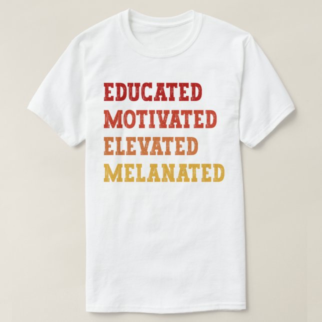 T-shirt Cool de l'enseignant diplômé, motivé et élevé (Design devant)