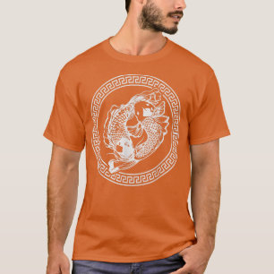 T-shirt Cool de poisson tatouage japonais li Japon Koi car