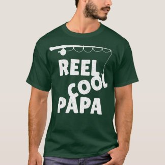 T-shirt Cool de rouleaux de pêche pour hommes Fête des pèr
