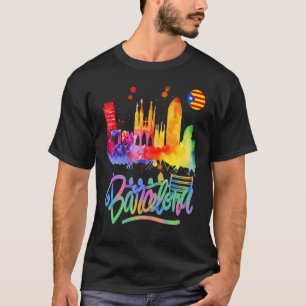 T-shirt Cool des fans de football de la ville de Barcelone