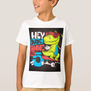 T-shirt Cool Dino Skate Tee I Animal Shirt pour Unisex