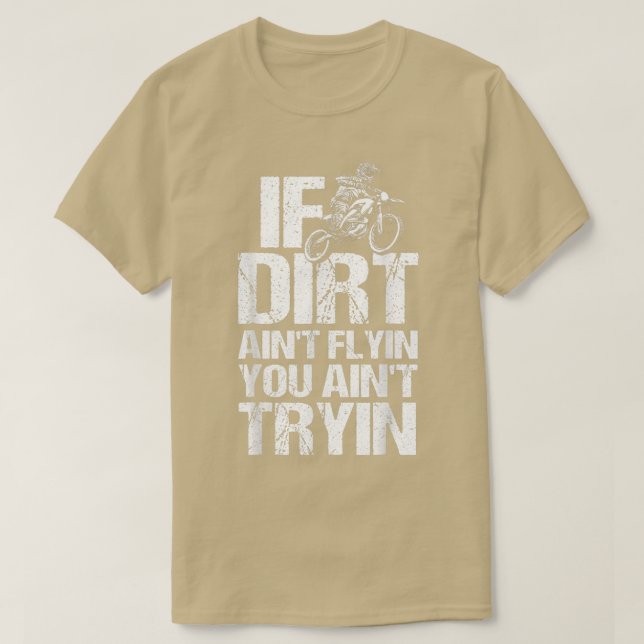 T-shirt Cool Dirt Vélo Art Pour Hommes Femmes Dirtbike Mot (Design devant)