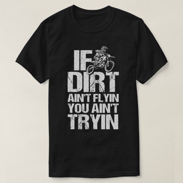 T-shirt Cool Dirt Vélo Art Pour Hommes Femmes Dirtbike Mot (Design devant)
