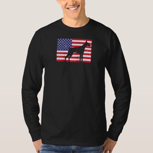 T-shirt Cool Doberman Chien Pour Hommes Doberman Pinscher (Devant)