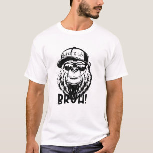 T-shirt Cool Drôle Ours Bruh Ours Lover Lunettes pour père