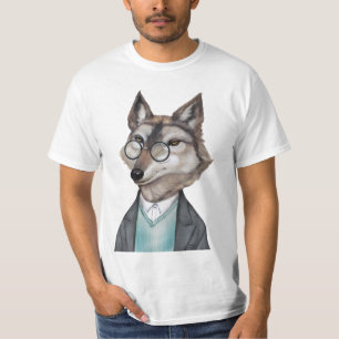 T-shirt cool drôle visage de renard poster de animal desi