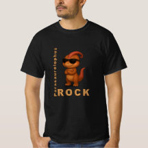 T-shirt cool du Parasaurolophus – Rockeur Dino
