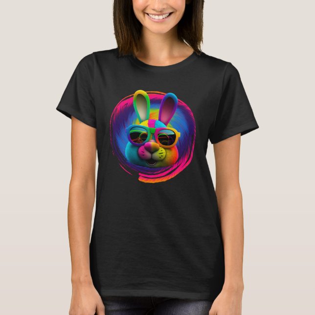 T-shirt Cool Easter Bunny Happy Easter Rabbit Easter Frien (Devant)